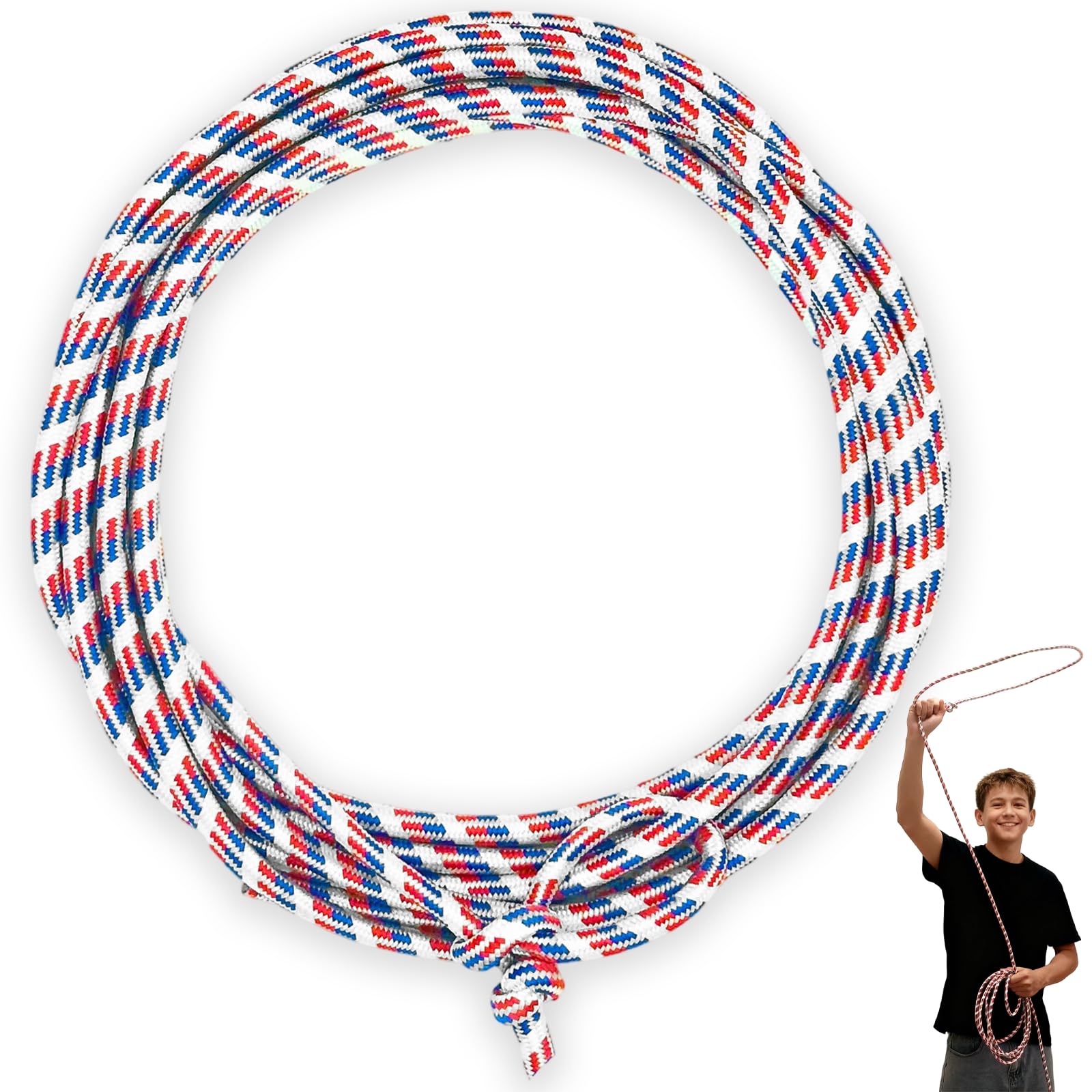 Amazon.com: Cowboy Lasso Rope for Kids with Pre-Tied Loop, 20